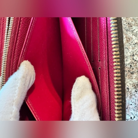 Louis Vuitton Portefeuille Zippy Wallet Brown burgundy pink - Picture 14 of 17